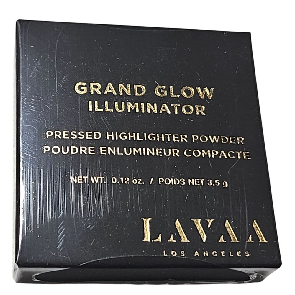 Lavaa Beauty Grand Glow Illuminator Pressed Highlighter Powder 3.5g Compact Make